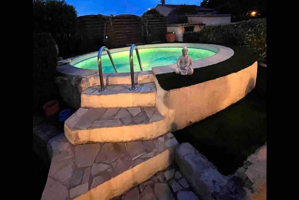 Piscine Cosy, 3 Chambres, 3 Sdb, Havre De Paix A 10 Min Des Plages Моґійо Екстер'єр фото
